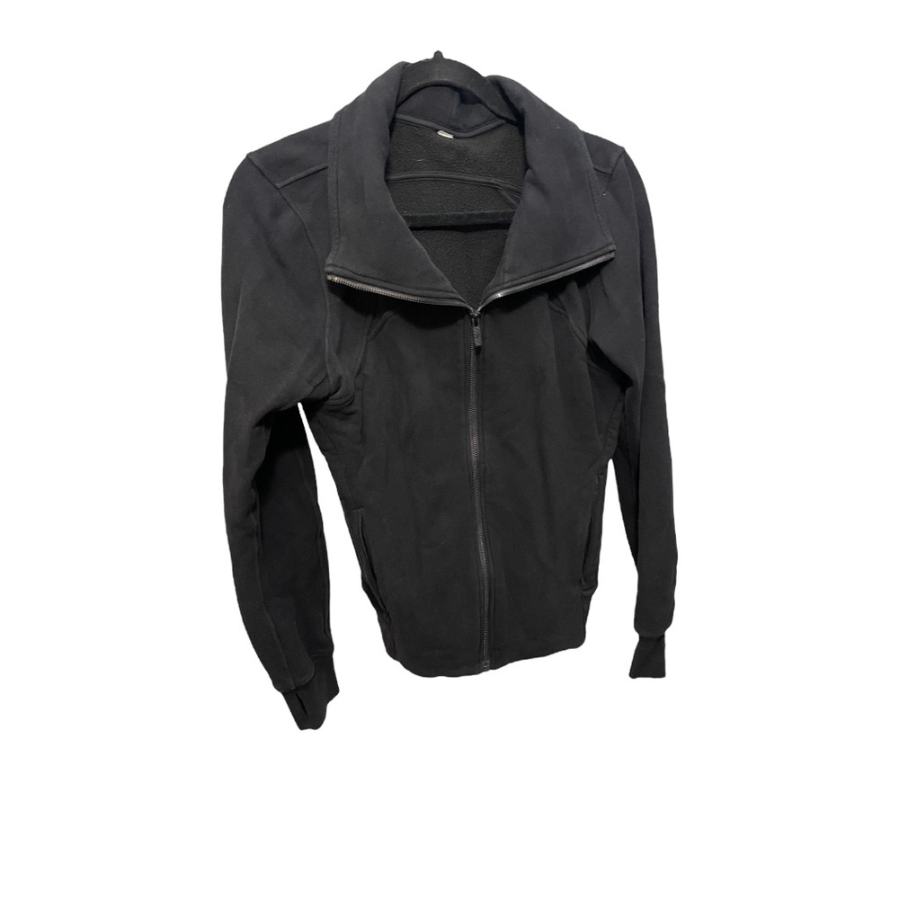 Lululemon women’s black full zipper jacket - size 10